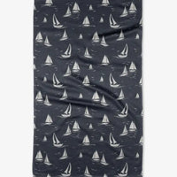 Navy Race Day Kitchen Towel
