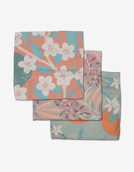 State Flowers Dishcloths | Set of 3