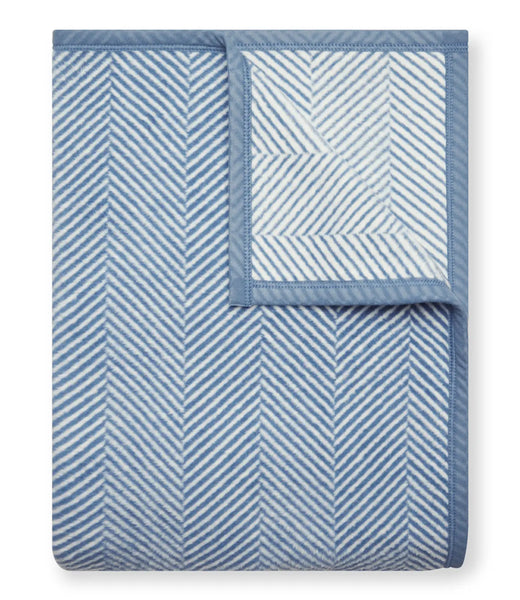Harborview Herrinbone Sky Blanket