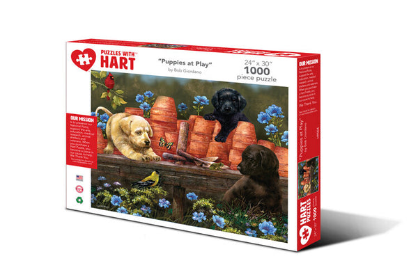 Puppies at Play | 1000pc Puzzle