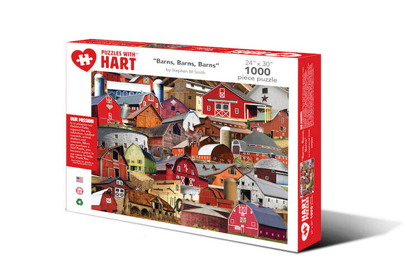 Barns, Barns, Barns | 1000pc Puzzle