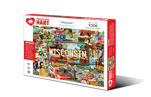 Travel the USA : Wisconsin | 1000pc Puzzle