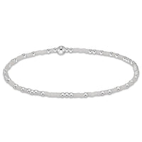 Hope Unwritten Sterling Bracelet | White