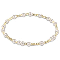 Hope Unwritten 5mm Bead Bracelet | Pearl