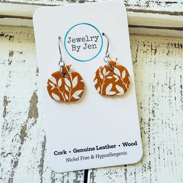 Mini Pumpkin Earrings | Orange Willow