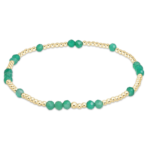 Extends Hope Unritten Gemstone Bracelet | Green Onyx