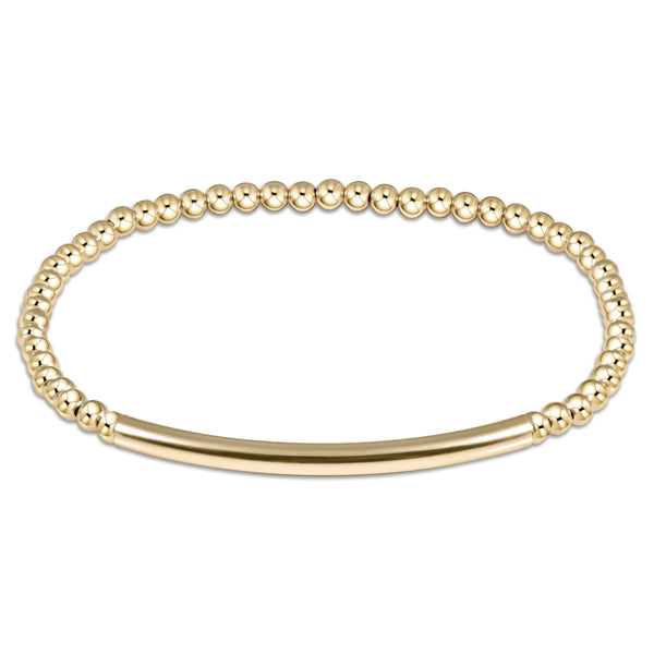 Bliss Bar Gold Bracelet | 3mm