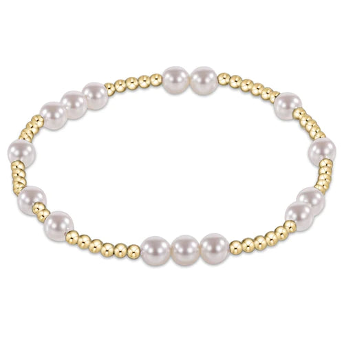 Extends Hope Unwritten 5mm Bracelet | Pearl