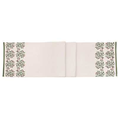 72 Inch Holly Table Runner