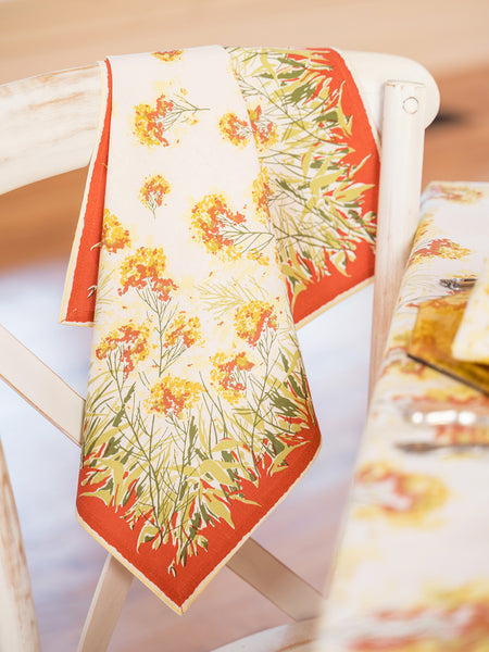 Cloth Napkin | Prairie Flower Ecru