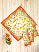 Cloth Napkin | Prairie Flower Ecru