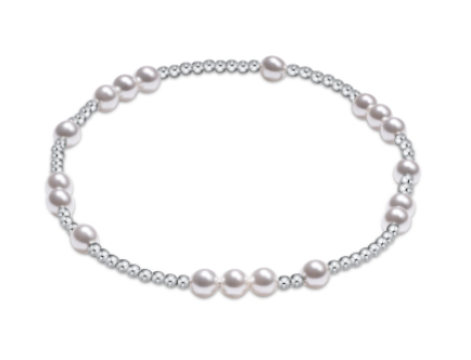Hope Unwritten Sterling 4mm Bracelet | Pearl