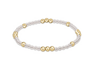 Worthy Pattern 3mm Bracelet | Pearl