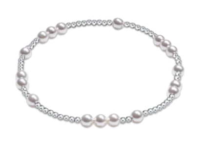 Extends Hope Unwritten 4mm Bracelet | Pearl