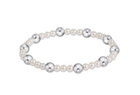 Clasic Sincerity Sterling 4mm| Pearl