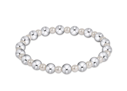 Pearl Grateful 4mm Sterling Silver Bracelet
