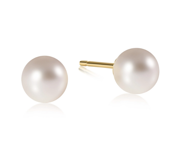 Classic 10mm Stud | Pearl