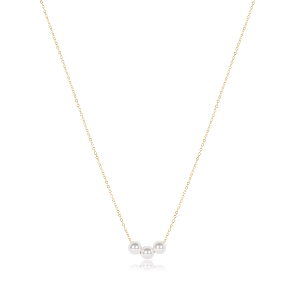 Joy Pearl | 16 Inch Gold Necklace
