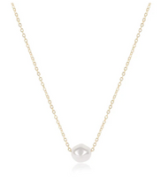 Admire Pearl | 16" Gold Necklace