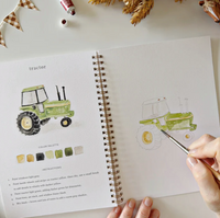 Watercolor Workbook | Farm