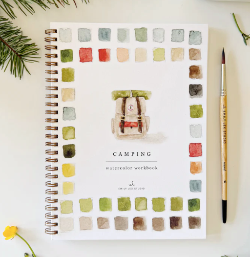 Watercolor Workbook | Camping