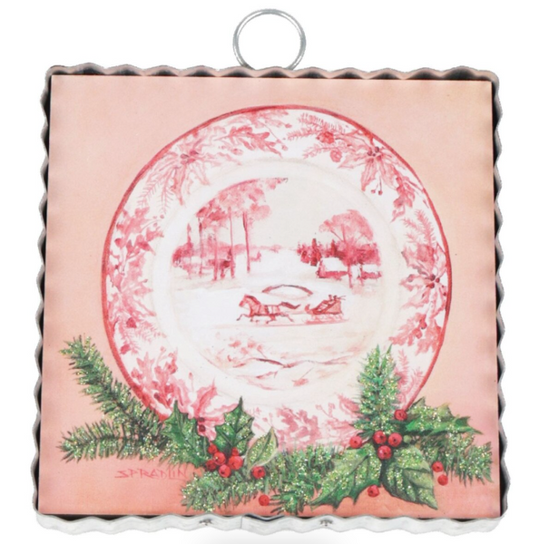 Red Work Plate | Mini Gallery