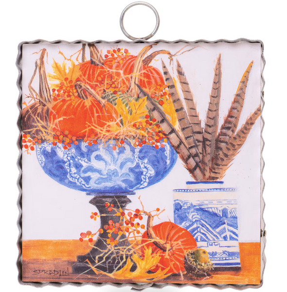 Blue Bowl Velvet Pumpkins | Mini Gallery