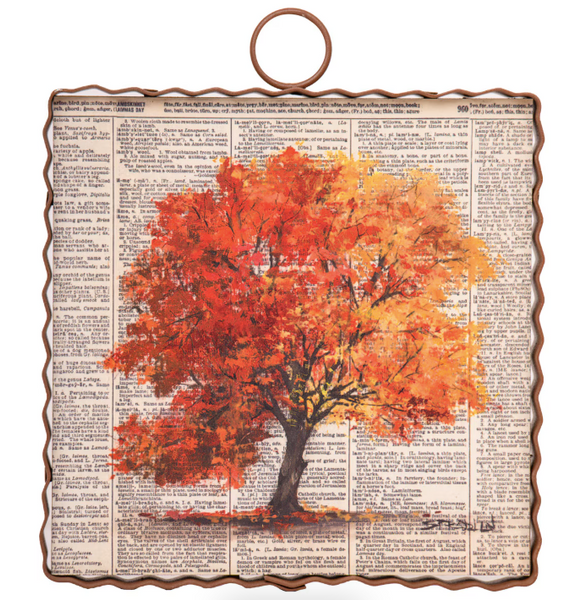 Newsprint Words Tree | Mini Gallery