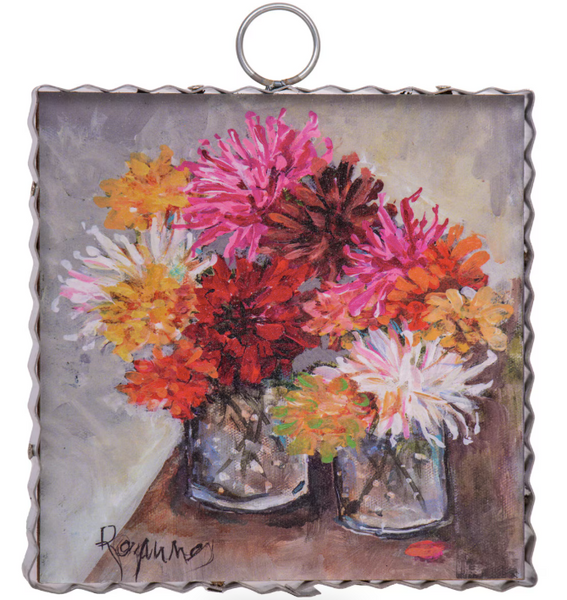 Jar of Zinnias | Mini Gallery
