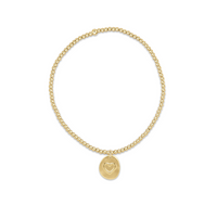 Extends Classic Gold 2mm Bead Bracelet | Inspire Love Charm