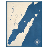Door County Map Blanket