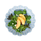 Cabana Stripe Melamine Dessert/Salad Plate | Ocean