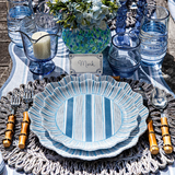Cabana Stripe Melamine Dessert/Salad Plate | Ocean