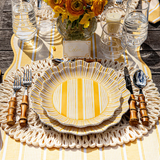 Cabana Stripe Melamine Dessert/Salad Plate | Sunshine