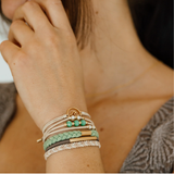 Reflect Gold Wave Hair Tie Bracelet Set | M