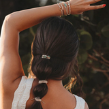 Reflect Gold Wave Hair Tie Bracelet Set | M
