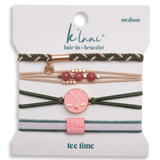Tee Time Hair Tie Bracelet Set | M
