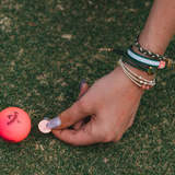 Tee Time Hair Tie Bracelet Set | M
