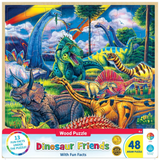 Dinosaur Friends Wood Puzzle | 48 Piece