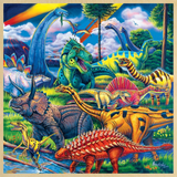 Dinosaur Friends Wood Puzzle | 48 Piece