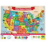 USA Map Wood Puzzle | 44 Piece
