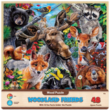 Woodland Friends Wood Puzzle | 48 Piece