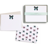 Plaid Bow Flat Notes | Set of 8