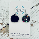 Mini Pumpkin Earrings | Spooky Glitter