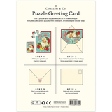 Christmas Santa Puzzle Greeting Card