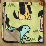 Summer Lawn Plush Dog Towel