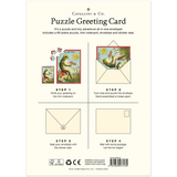 Happy Birthday Frog Puzzle Greeting Card