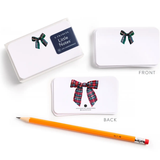 Plaid Bow Little Notes