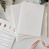 Paintable Notecards | Classic Christmas