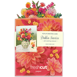 Mini Pop-Up Card | Sunrise Dahlia